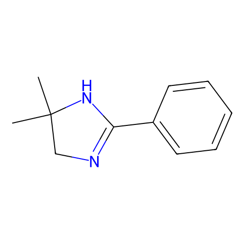 5,5-Dimethyl-2-phenyl-1,4-dihydroimidazole structure