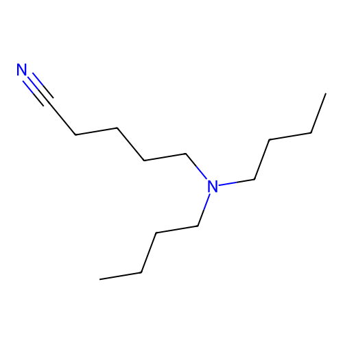 5-(Dibutylamino)pentanenitrile structure