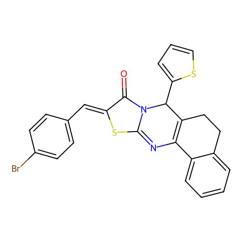C25H17BrN2OS2 structure