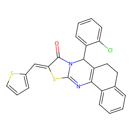 C25H17ClN2OS2 structure