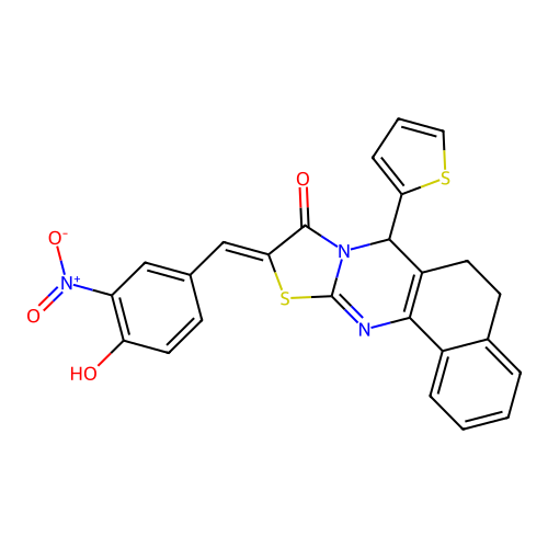 C25H17N3O4S2 structure