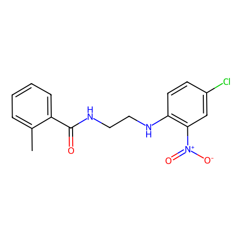 N-{2-[(4-chloro-2-nitrophenyl)amino]ethyl}-2-methylbenzamide structure