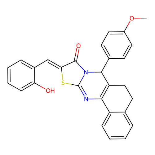 C28H22N2O3S structure