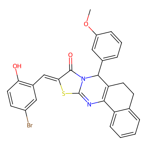 C28H21BrN2O3S structure