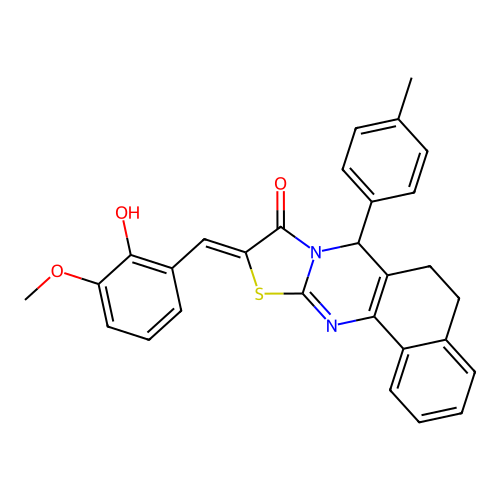 C29H24N2O3S structure
