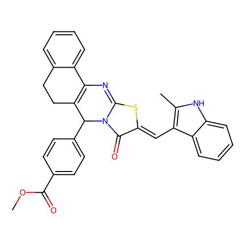 C32H25N3O3S structure