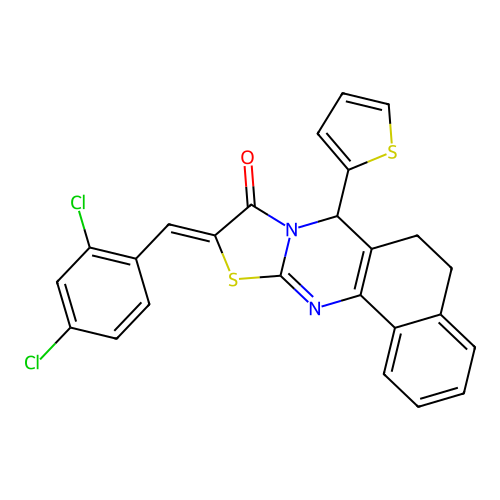 C25H16Cl2N2OS2 structure
