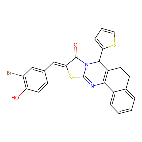 C25H17BrN2O2S2 structure