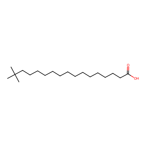 16,16-Dimethylheptadecanoic acid structure