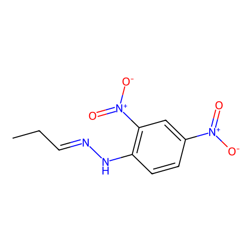 1-(2,4-Dinitrophenyl)-2-propylidenehydrazine structure