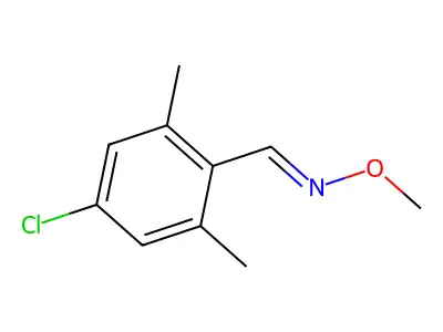 1-(4-chloro-2,6-dimethylphenyl)-N-methoxymethanimine structure