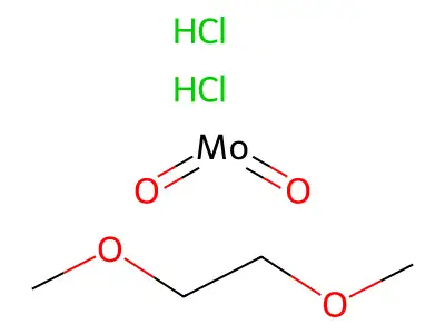 1,2-Dimethoxyethane;dioxomolybdenum;dihydrochloride structure