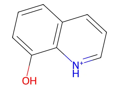 Quinolin-1-ium-8-ol structure