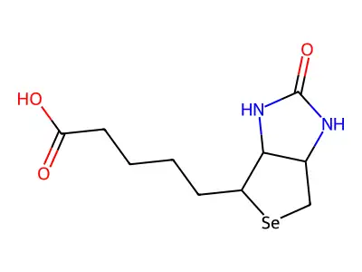 Hexahydro-2-oxo-1H-selenolo[3,4-d]imidazole-4-pentanoic Acid structure