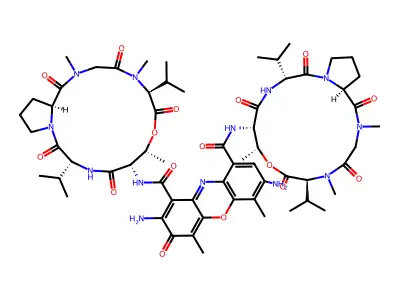 7-氨基放线菌素D structure