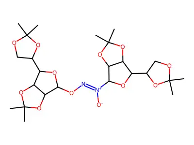[6-(2,2-dimethyl-1,3-dioxolan-4-yl)-2,2-dimethyl-3a,4,6,6a-tetrahydrofuro[3,4-d][1,3]dioxol-4-yl]-[[6-(2,2-dimethyl-1,3-dioxolan-4-yl)-2,2-dimethyl-3a,4,6,6a-tetrahydrofuro[3,4-d][1,3]dioxol-4-yl]oxyimino]-oxidoazanium structure
