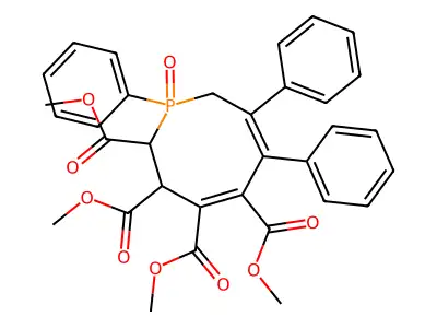 tetramethyl 1-oxo-1,6,7-triphenyl-3,8-dihydro-2H-1 structure