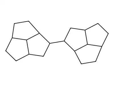Icosahydro-1,1'-bicyclopenta[cd]pentalene structure