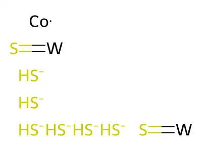 Cobalt;sulfanide;sulfanylidenetungsten structure