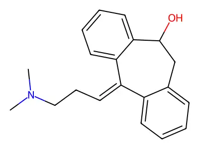 10-Hydroxyamitriptyline structure