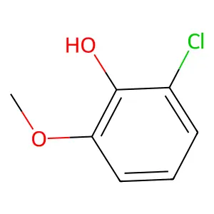 Phenol, 2-chloro-6-methoxy- structure