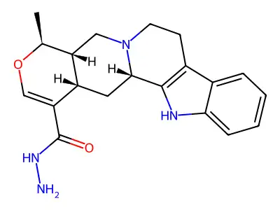 Tetrahydroalstonique acide hydrazide structure