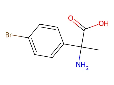 2-Amino-2-(4-bromophenyl)propanoic acid structure