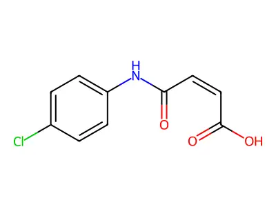 3-[(4-Chlorophenyl)carbamoyl]prop-2-enoic acid structure