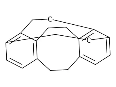 (2.2.2.2)(1,2,3,4)Cyclophane structure