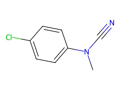 4-Chloro-N-cyano-N-methylaniline structure
