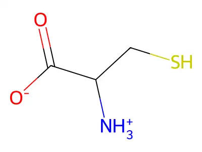 2-Ammonio-3-sulfanylpropanoate structure