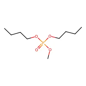 磷酸二丁基甲酯 structure