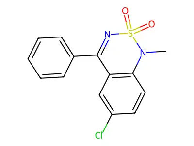 6-chloro-1-methyl-4-phenyl-2 structure