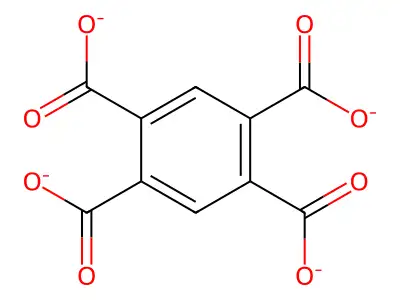 Benzene-1,2,4,5-tetracarboxylate structure