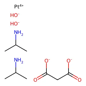 Platinum, dihydroxybis(2-propanamine)(propanedioato(2-)-O,O')-, (OC-6-33)- structure
