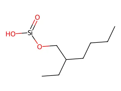 Silicic acid, 2-ethylhexyl ester structure