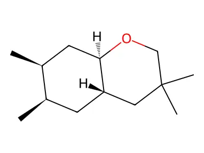 1H-2-Benzopyran, 3,4,4a,5,8,8a(or 3,4,4a,7,8,8a)-hexahydro-3,3,6,7-tetramethyl- structure
