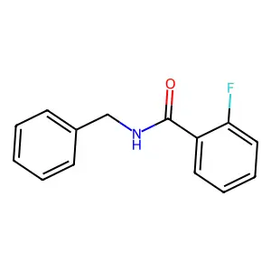 N-benzyl-2-fluorobenzamide structure