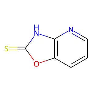 (1,3)Oxazolo(4,5-b)pyridine-2-thiol structure