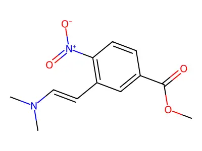 Methyl 3-[2-(dimethylamino)ethenyl]-4-nitrobenzoate structure