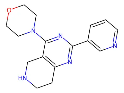 4-(2-Pyridin-3-yl-5,6,7,8-tetrahydropyrido[4,3-d]pyrimidin-4-yl)morpholine structure
