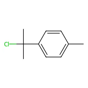 Benzene, 1-methyl-4-(1-chloro-1-methylethyl) structure