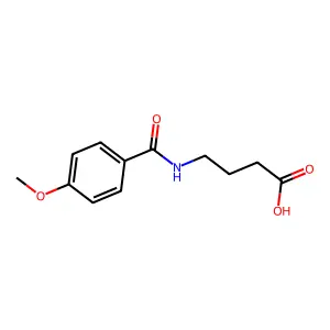 4-对茴香酰氨基丁酸 structure