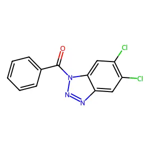 1H-Benzotriazole, 1-benzoyl-5,6-dichloro- structure
