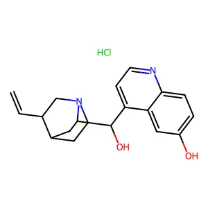 辛可南-6',9-二醇盐酸盐(1:1) structure