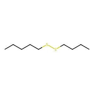 n-Butyl n-pentyl disulphide structure