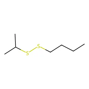 Isopropyl n-butyl disulphide structure