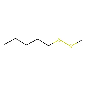 Amyl methyl disulfide structure