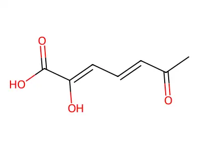 2-羟基-6-氧-2,4-庚二烯酸 structure