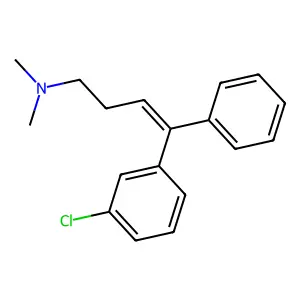 3-Buten-1-amine, 4-(3-chlorophenyl)-N,N-dimethyl-4-phenyl- structure